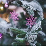 Pink Snowflake decorations